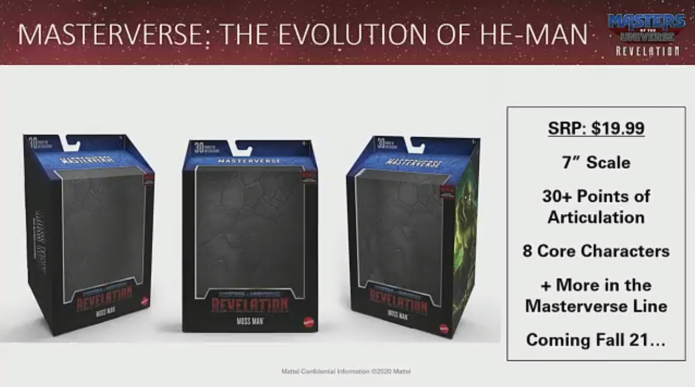 Masterverse packaging