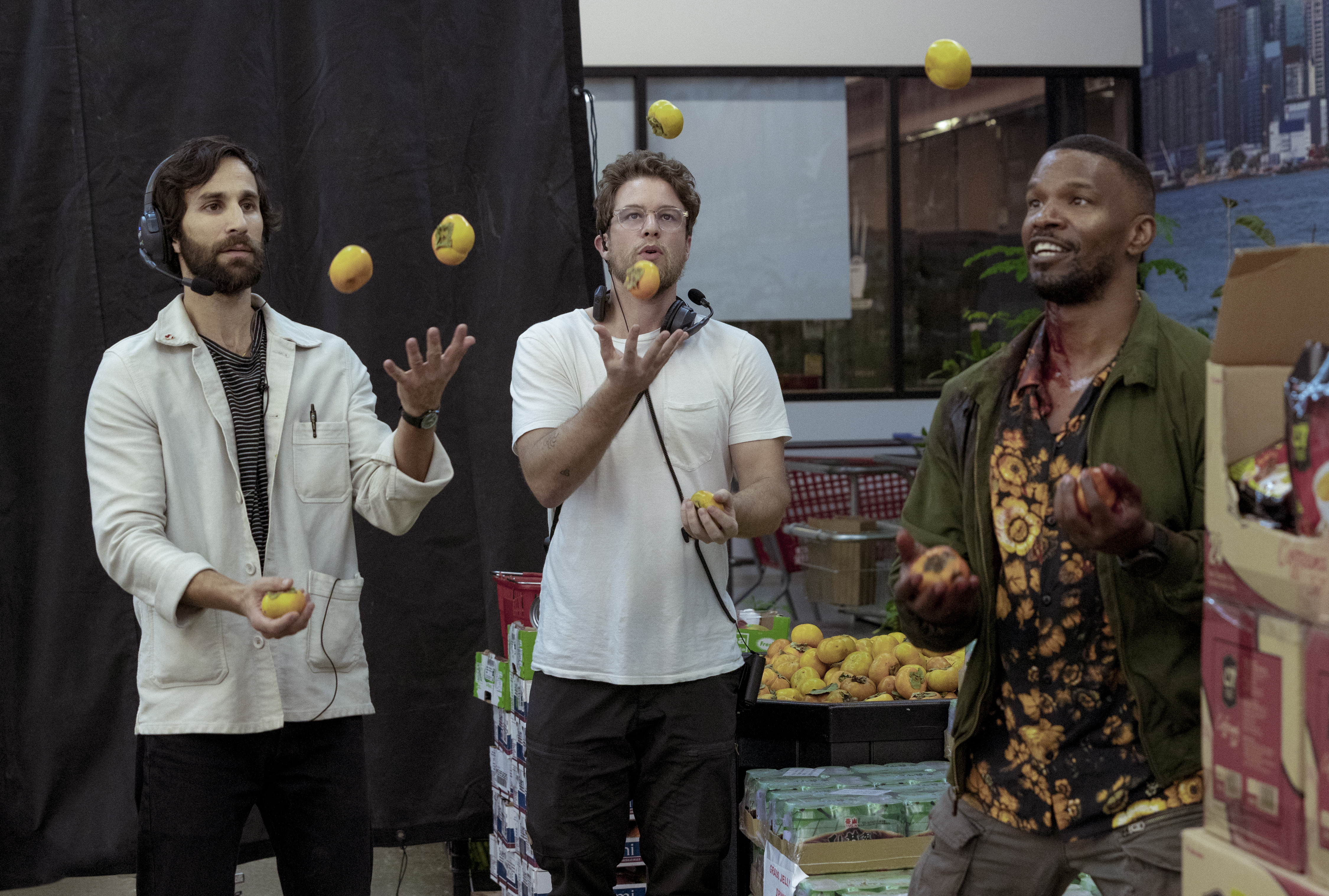 Director Ariel Schulman, Director Henry Joost and Jamie Foxx