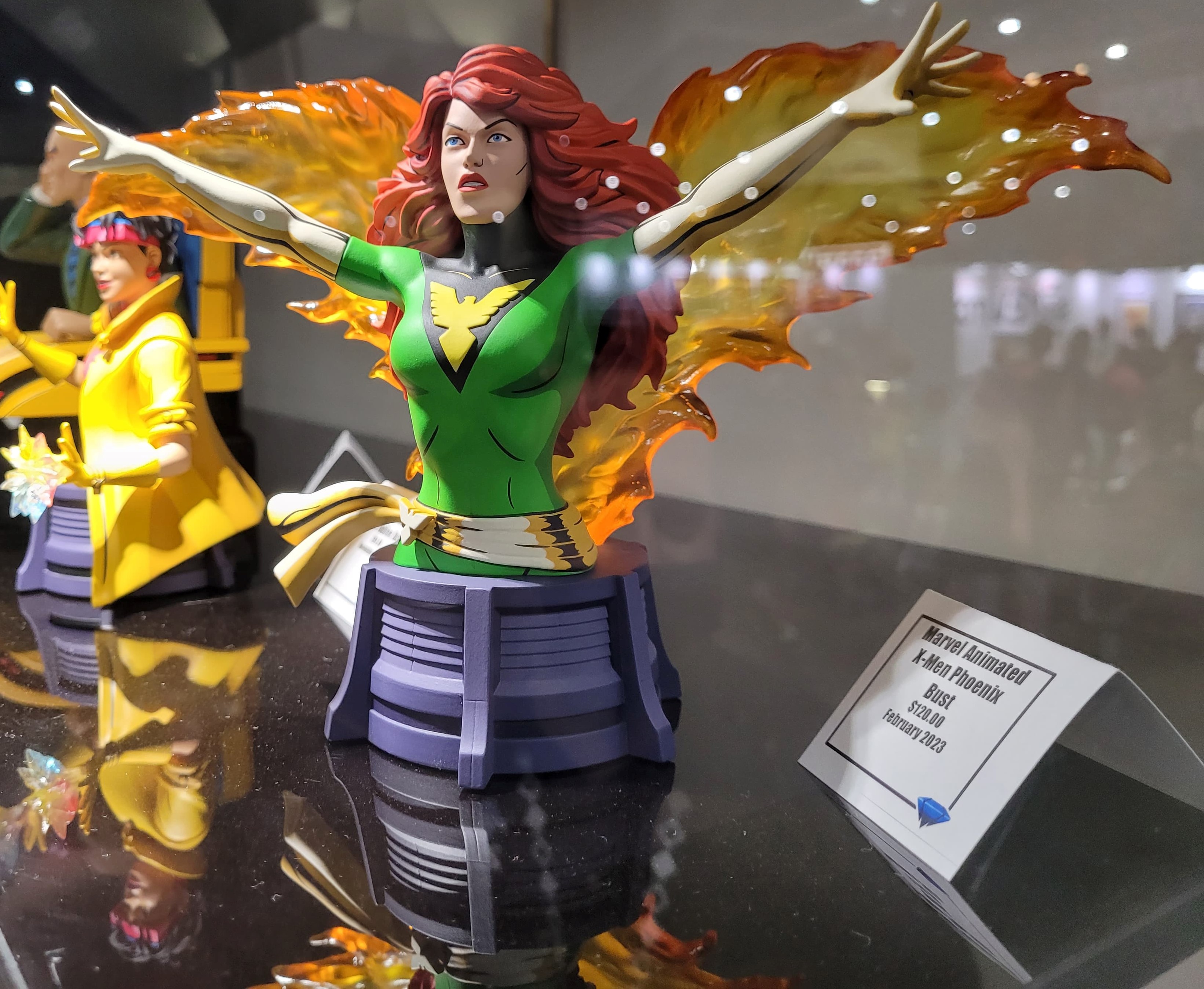 Animated Phoenix mini-bust