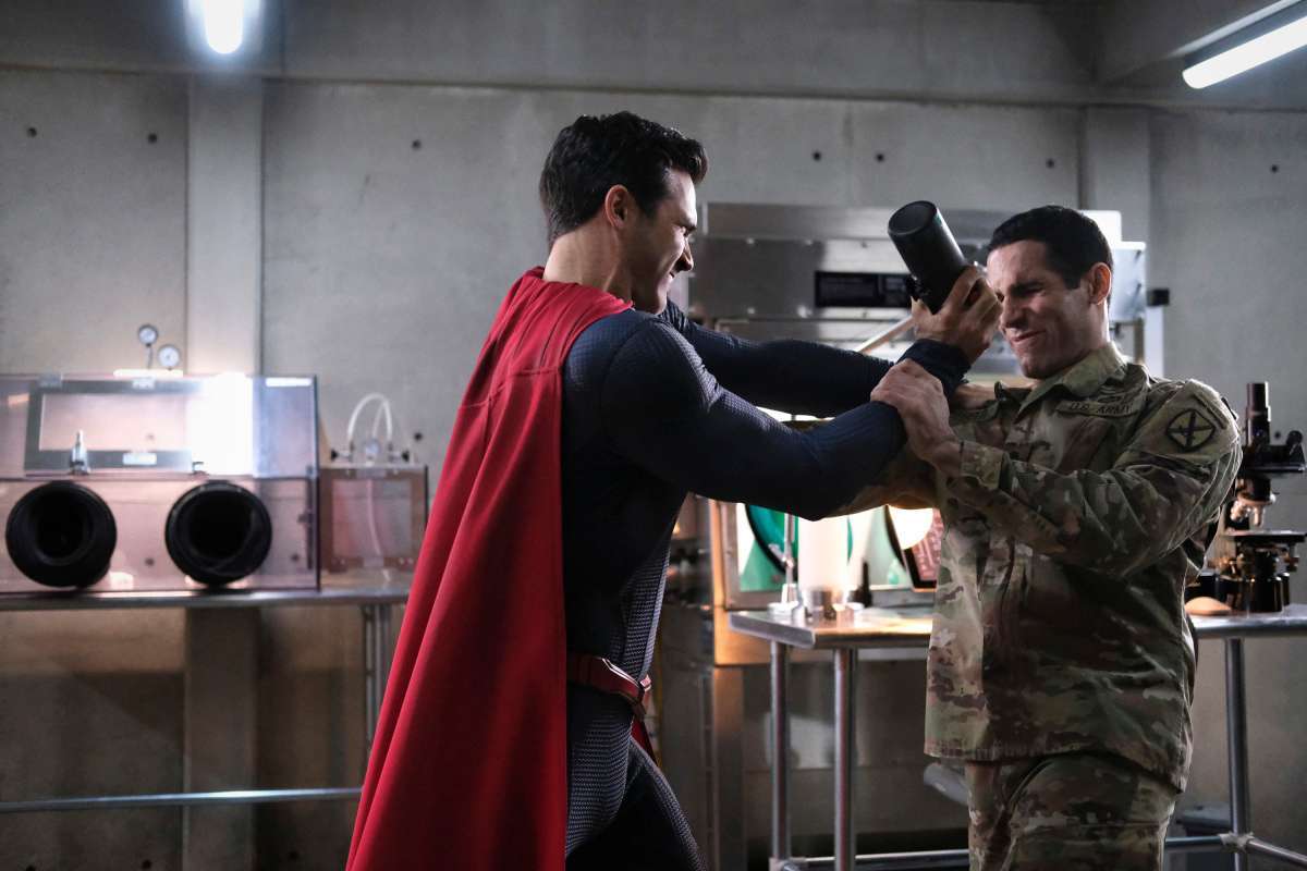 Superman vs. Lieutenant Rosetti